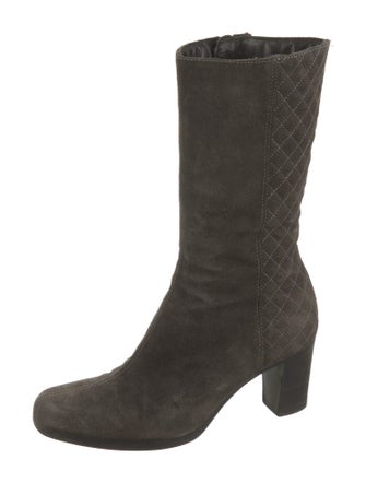 Aquatalia Suede Printed Boots