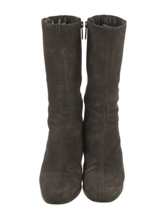 Aquatalia Suede Printed Boots