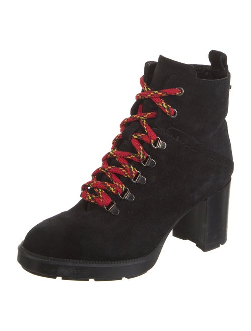 Aquatalia Suede Combat Boots