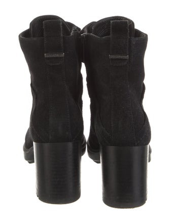 Aquatalia Suede Combat Boots