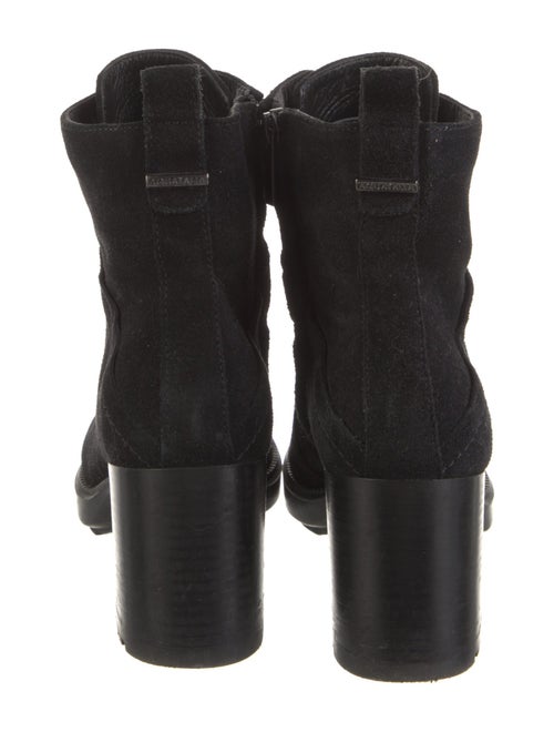 Aquatalia Suede Combat Boots