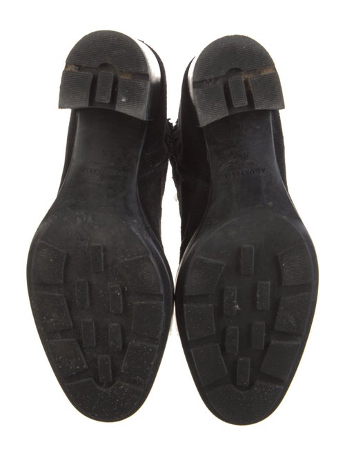 Aquatalia Suede Combat Boots