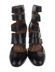 Aquatalia Leather Printed Boots