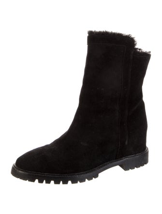Aquatalia Suede Combat Boots