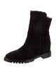 Aquatalia Suede Combat Boots