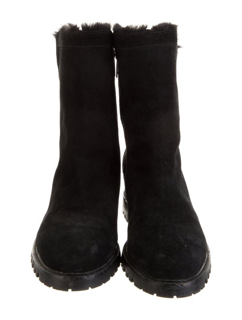 Aquatalia Suede Combat Boots