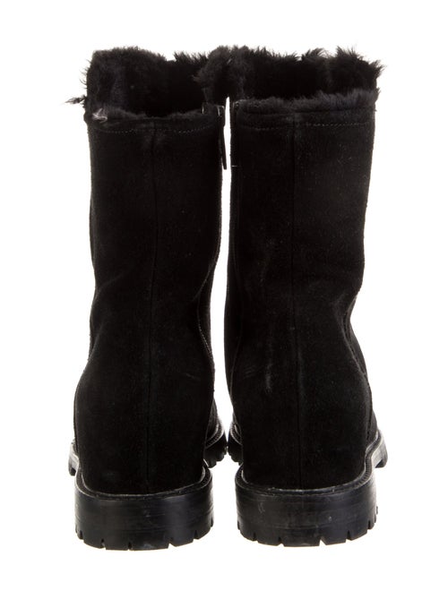 Aquatalia Suede Combat Boots