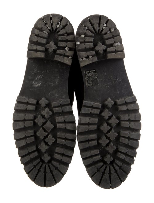 Aquatalia Suede Combat Boots