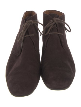Aquatalia Suede Lace-Up Boots