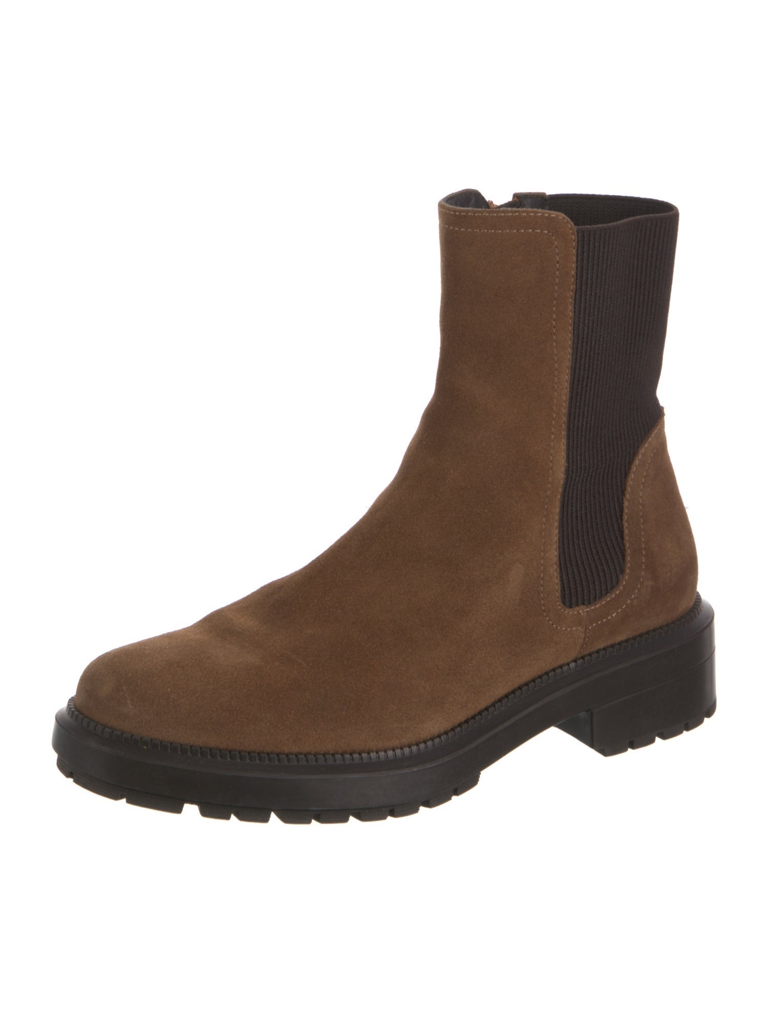 Aquatalia Suede Printed Chelsea Boots