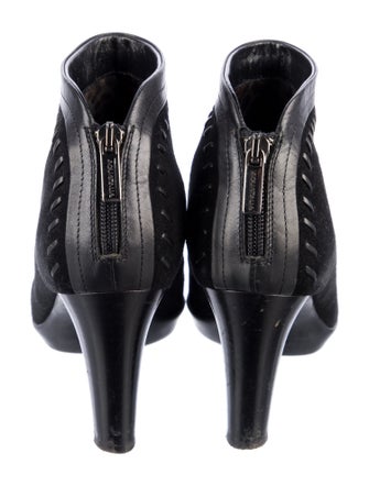 Aquatalia Suede Leather Trim Embellishment Boots