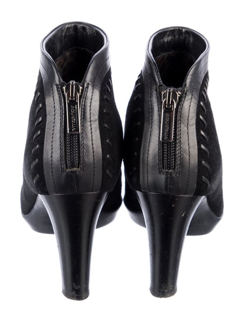 Aquatalia Suede Leather Trim Embellishment Boots