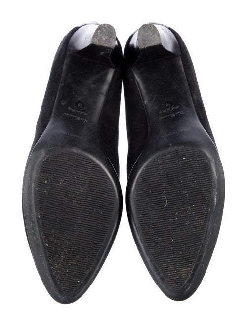 Aquatalia Suede Leather Trim Embellishment Boots