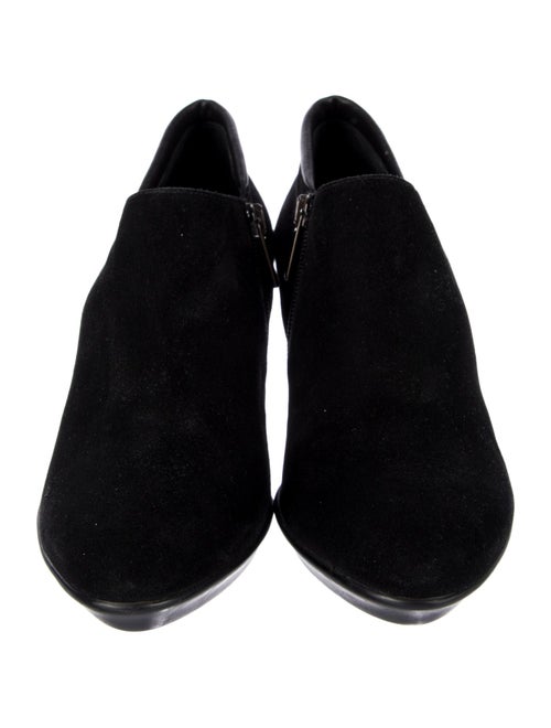 Aquatalia Suede Leather Trim Embellishment Boots