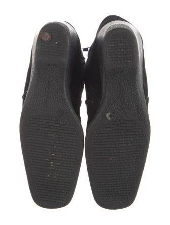 Aquatalia Suede Whipstitch Trim Sock Boots