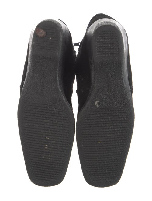 Aquatalia Suede Whipstitch Trim Sock Boots