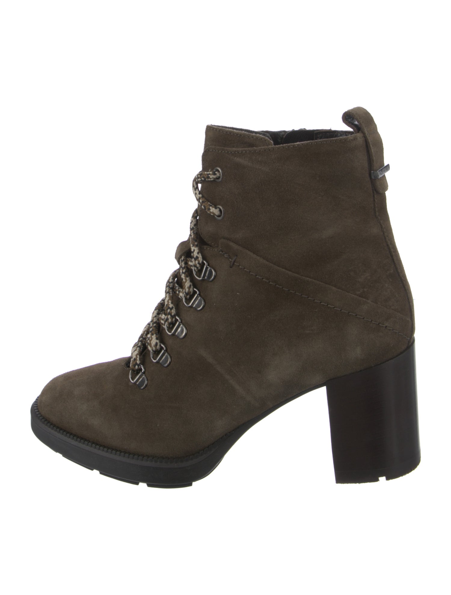 Aquatalia Suede Combat Boots