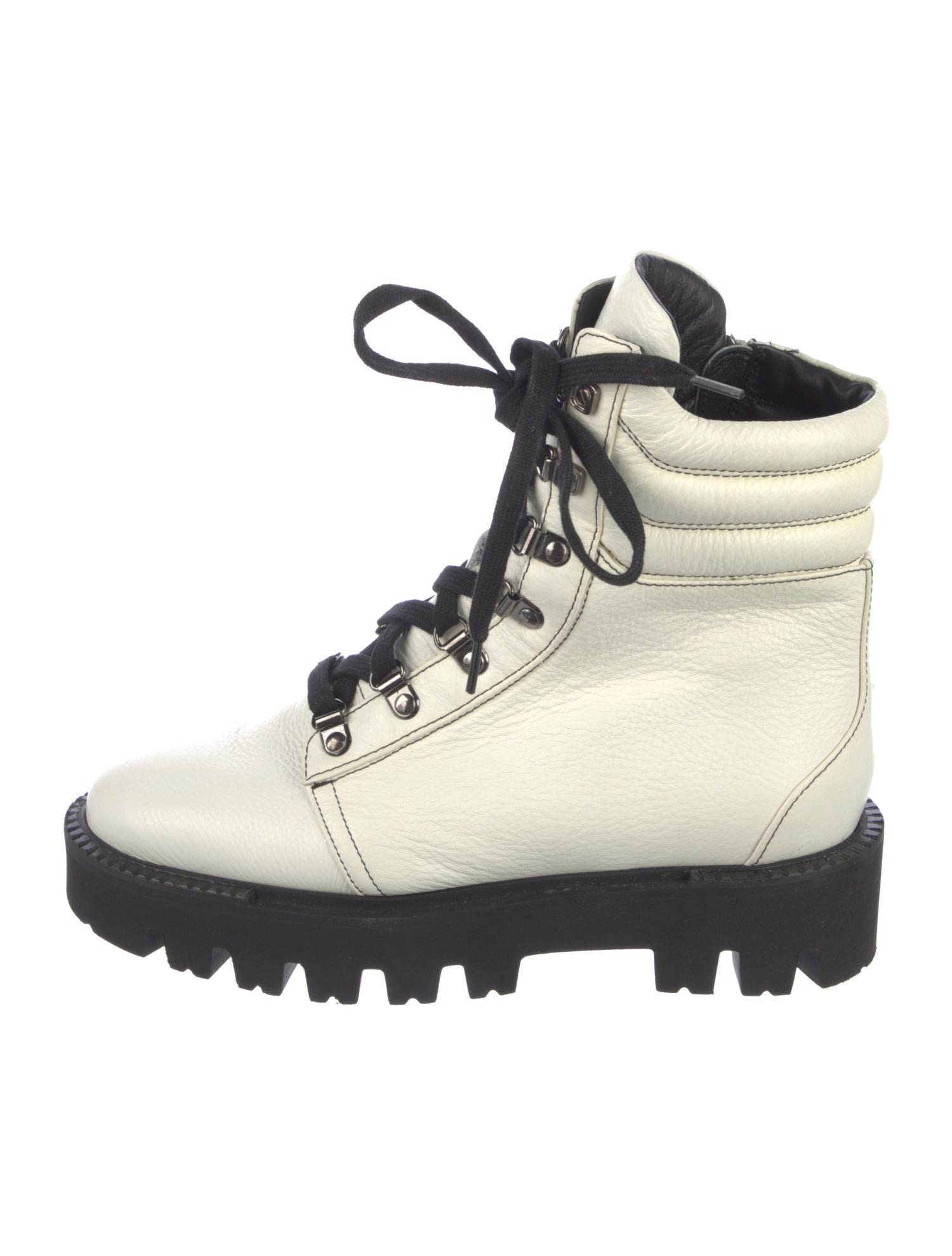 Aquatalia Leather Combat Boots