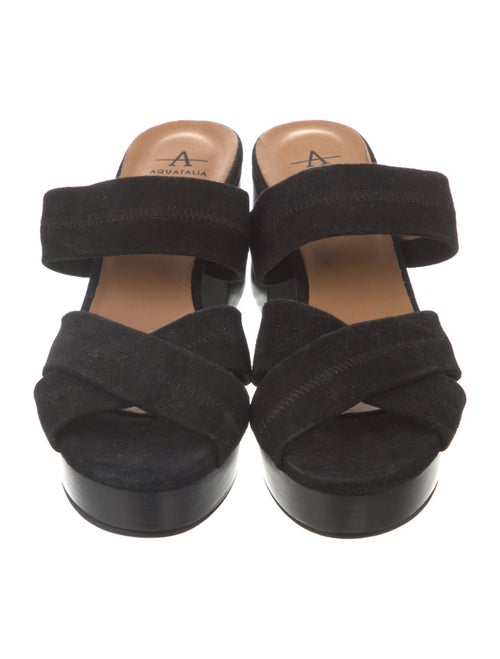 Aquatalia Suede Slides