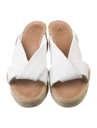 Aquatalia Leather Espadrilles