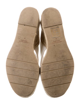 Aquatalia Leather Espadrilles