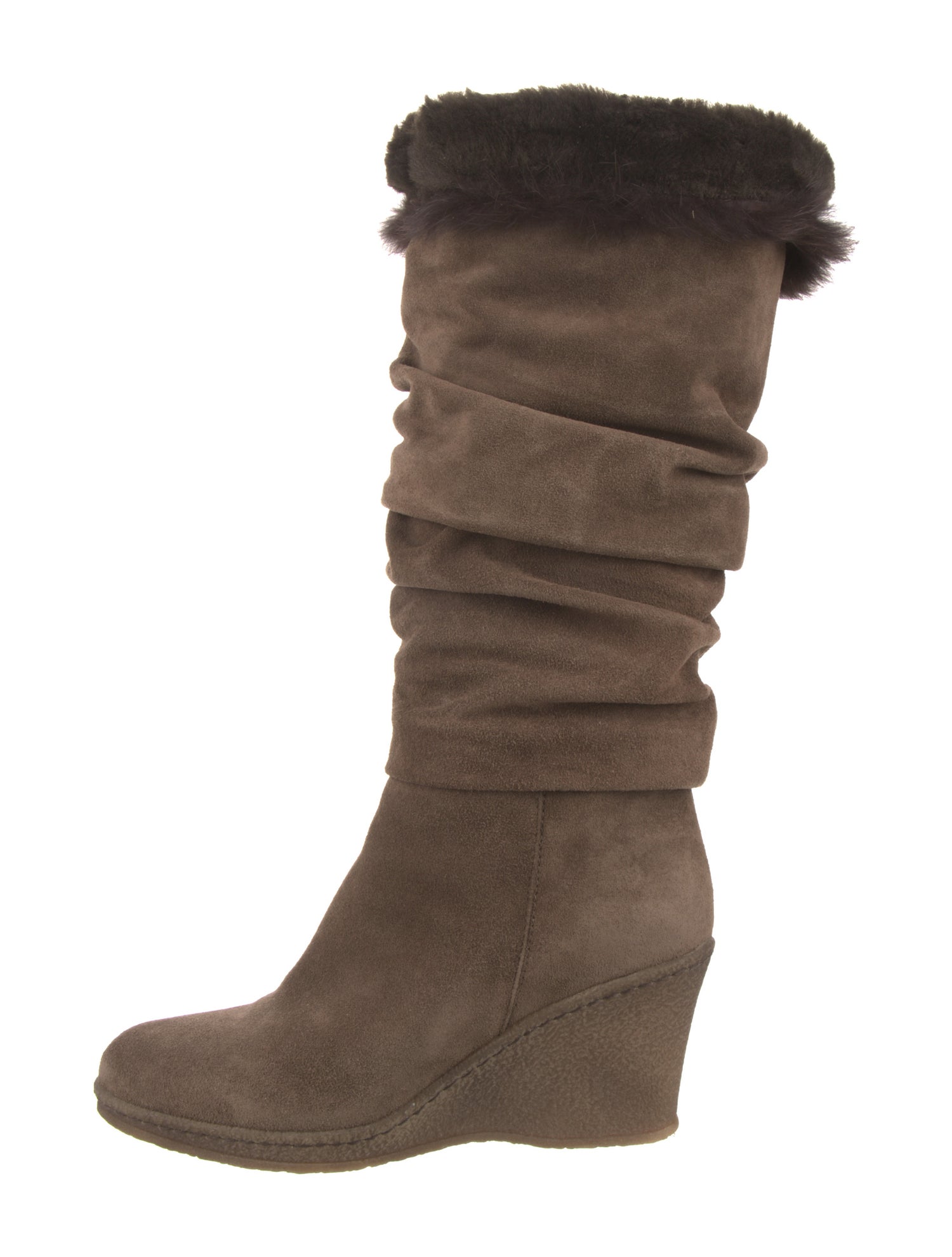 Aquatalia Suede Slouch Boots