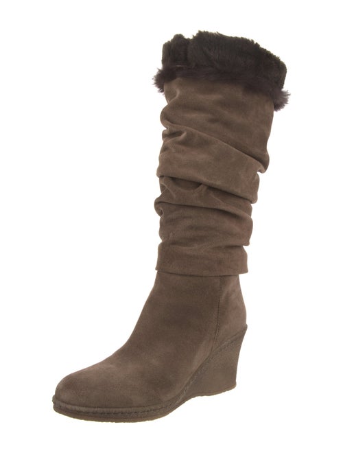 Aquatalia Suede Slouch Boots