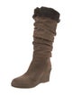 Aquatalia Suede Slouch Boots