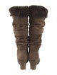 Aquatalia Suede Slouch Boots