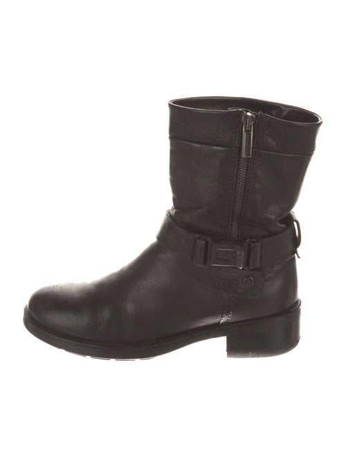 Aquatalia Leather Moto Boots