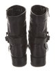 Aquatalia Leather Moto Boots