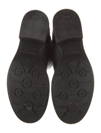 Aquatalia Leather Moto Boots