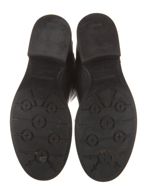 Aquatalia Leather Moto Boots