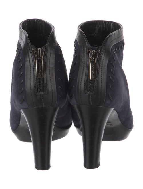 Aquatalia Suede Whipstitch Trim Boots