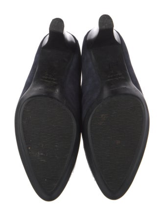 Aquatalia Suede Whipstitch Trim Boots