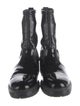 Aquatalia Patent Leather Combat Boots