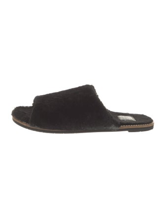 Aquatalia Fur Slides