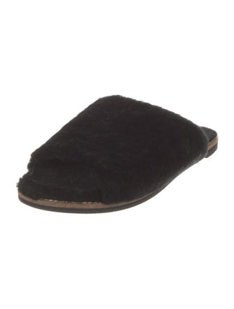 Aquatalia Fur Slides