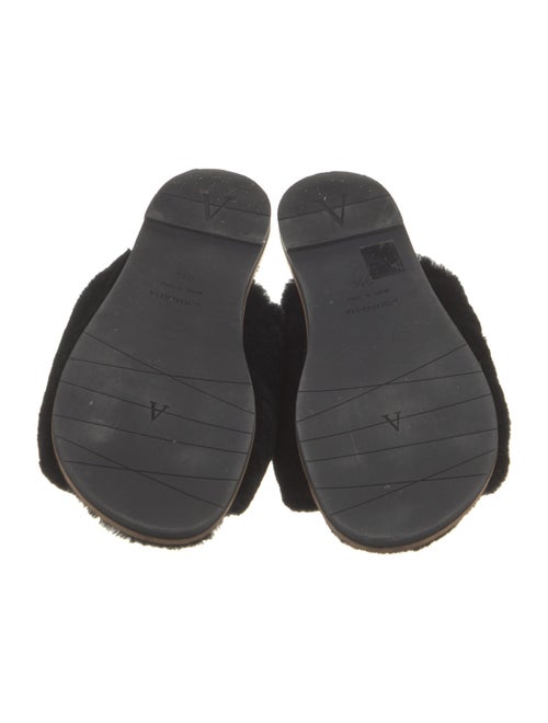 Aquatalia Fur Slides