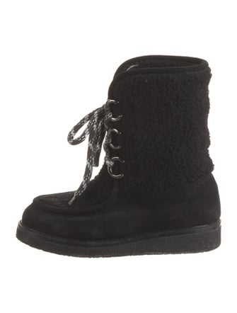 Aquatalia Suede Lace-Up Boots