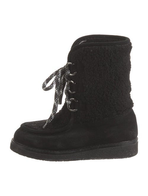 Aquatalia Suede Lace-Up Boots
