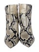 Aquatalia Leather Animal Print Boots