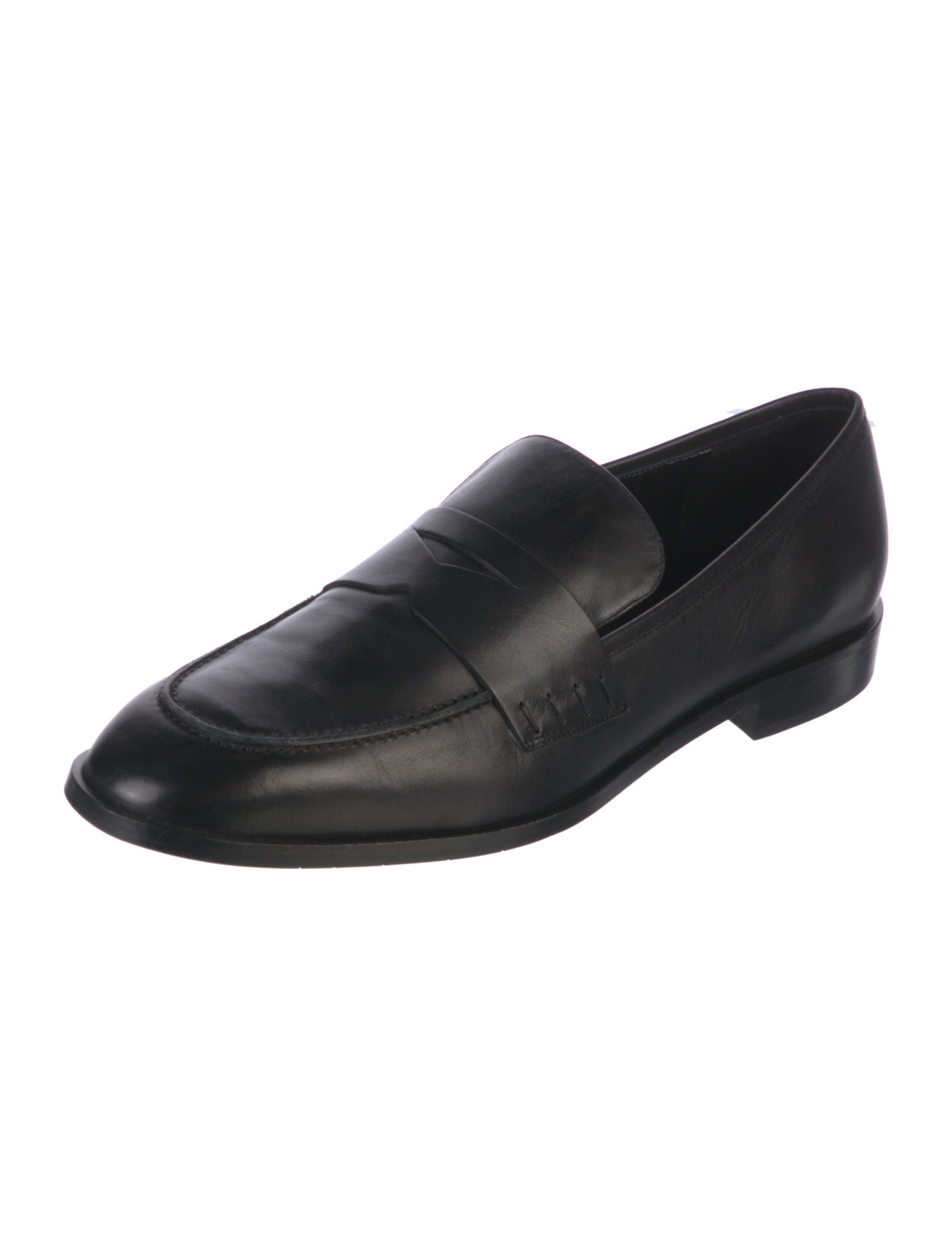 Aquatalia Leather Dress Loafers