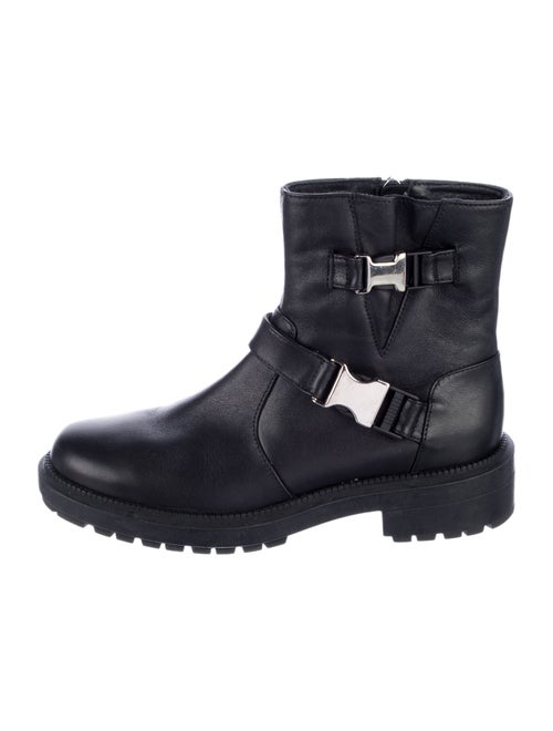 Aquatalia Leather Moto Boots