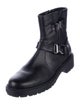 Aquatalia Leather Moto Boots