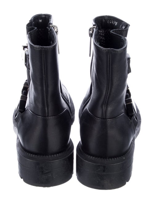 Aquatalia Leather Moto Boots