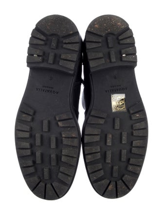 Aquatalia Leather Moto Boots