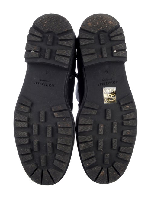 Aquatalia Leather Moto Boots
