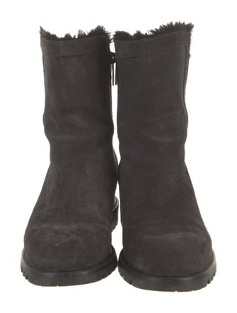 Aquatalia Suede Combat Boots