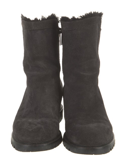 Aquatalia Suede Combat Boots